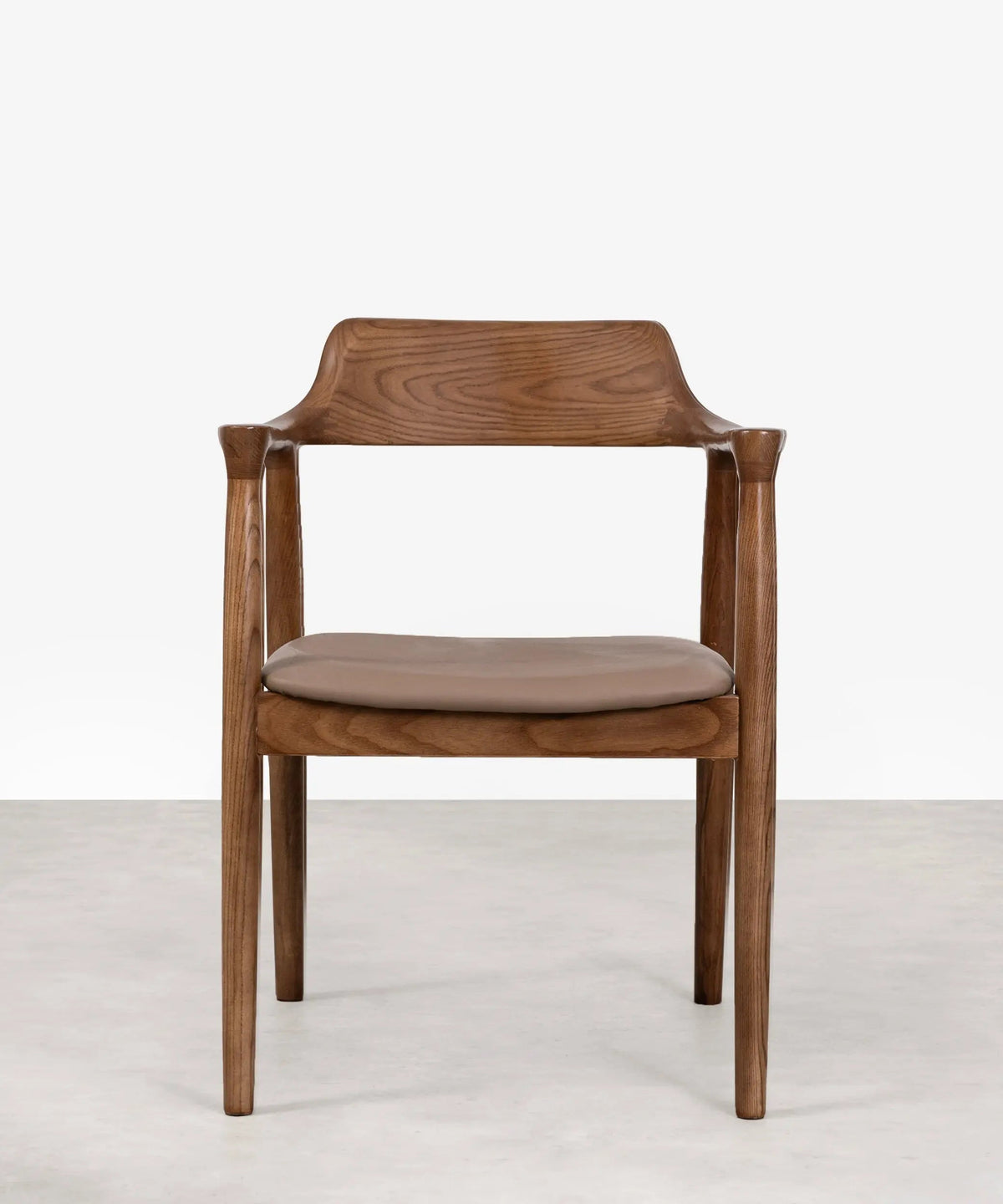 Chaise de salle à manger en bois et similicuir Denver