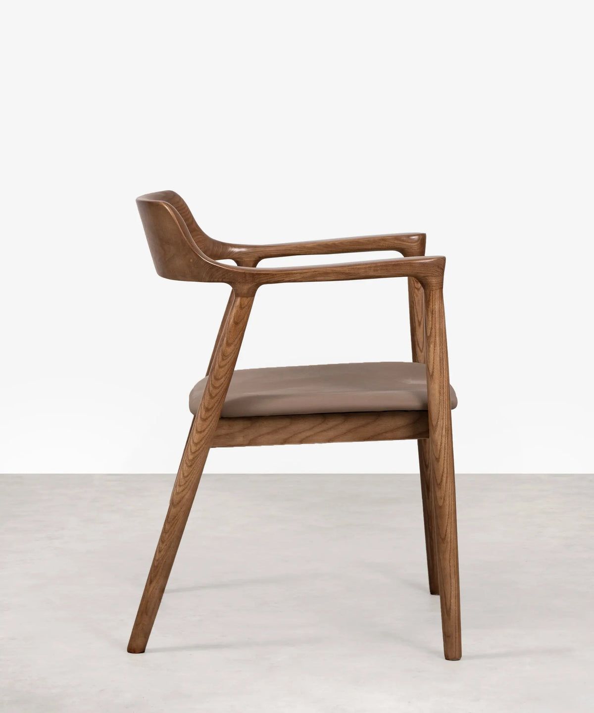 Chaise de salle à manger en bois et similicuir Denver