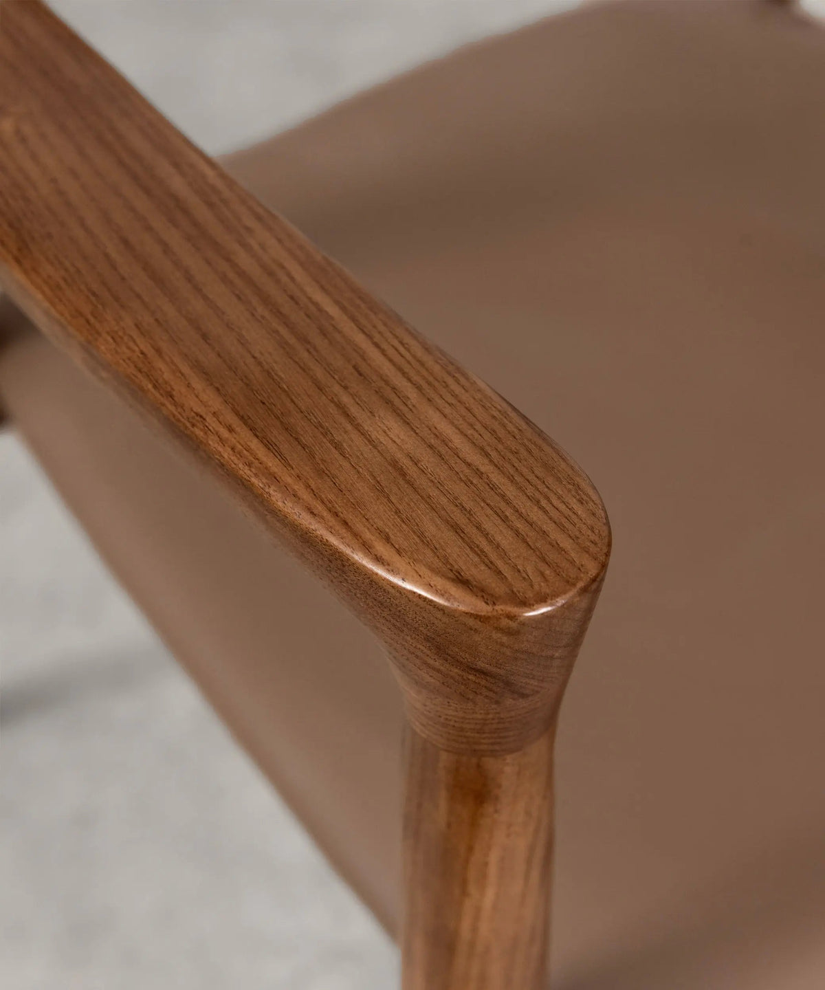 Chaise de salle à manger en bois et similicuir Denver