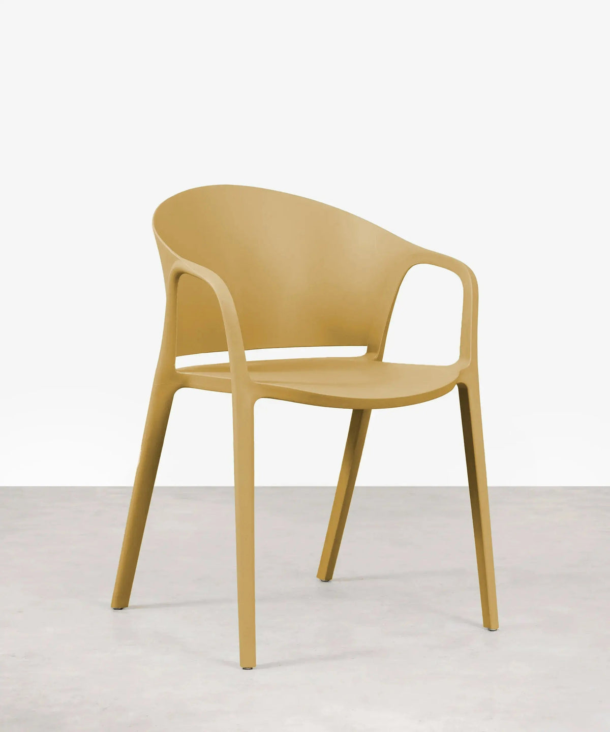 Chaise en polypropylène avec accoudoirs Pippa