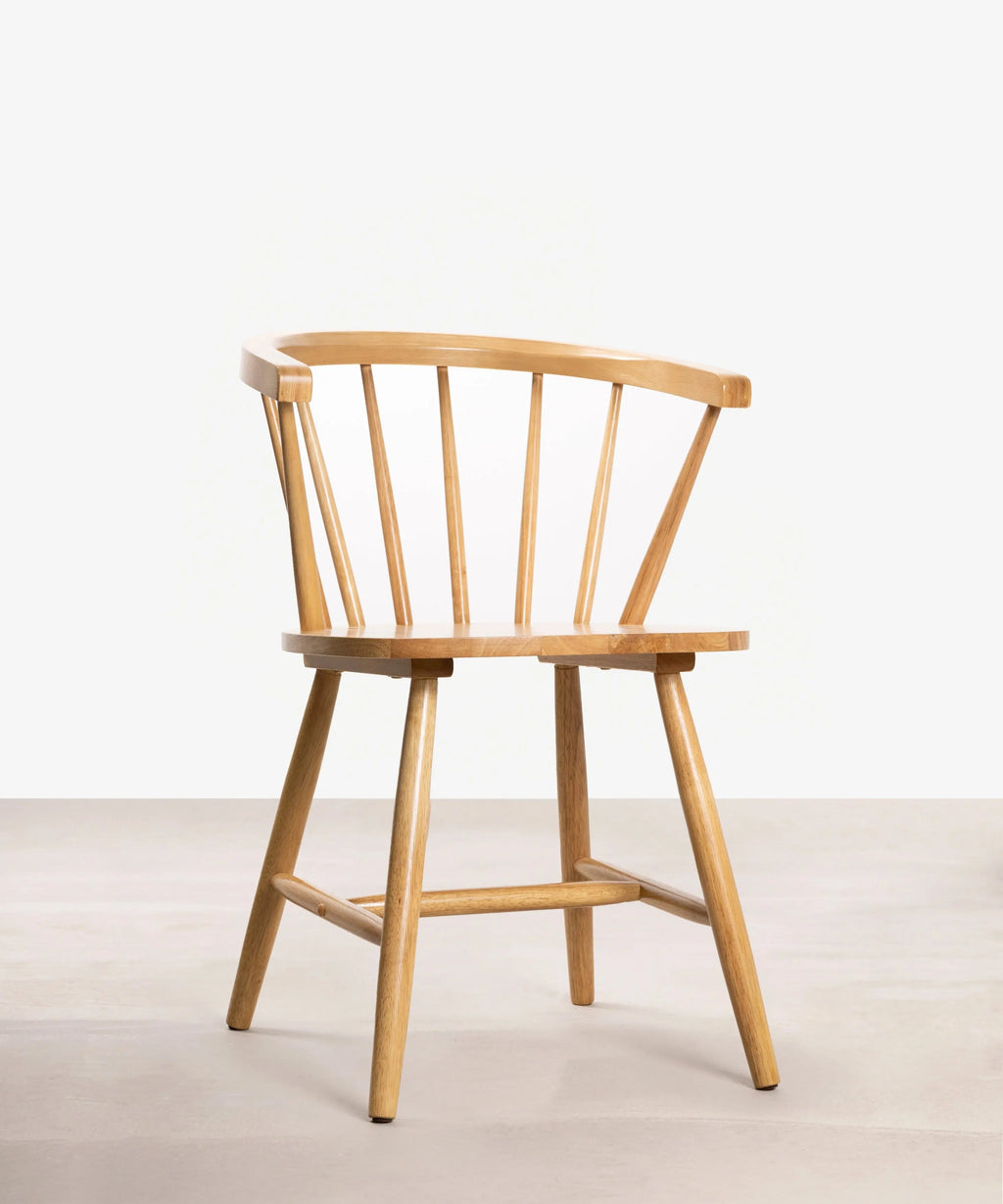 Chaise de salle à manger en bois avec accoudoirs Sena Arms