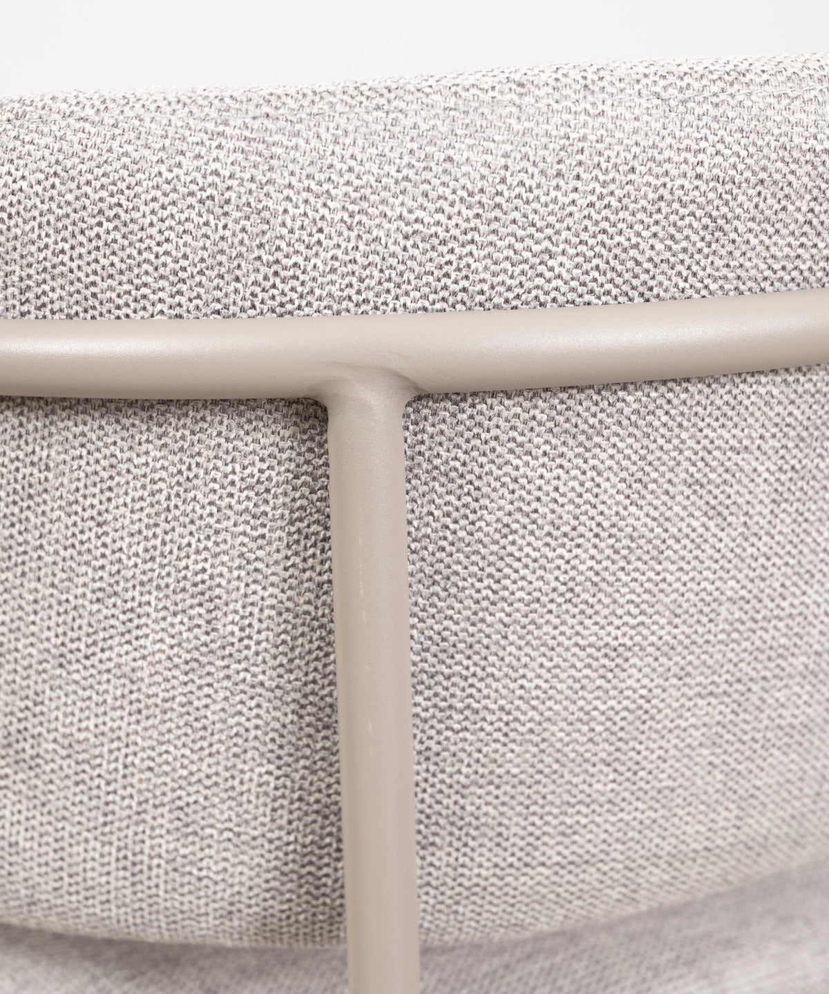 Chaise de salle à manger en tissu et métal Teresa