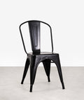 Chaise de salle à manger en métal Tolik