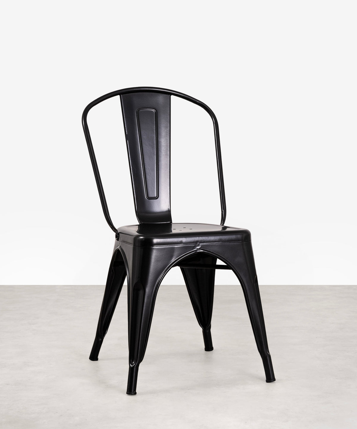 Chaise de salle à manger en métal Tolik