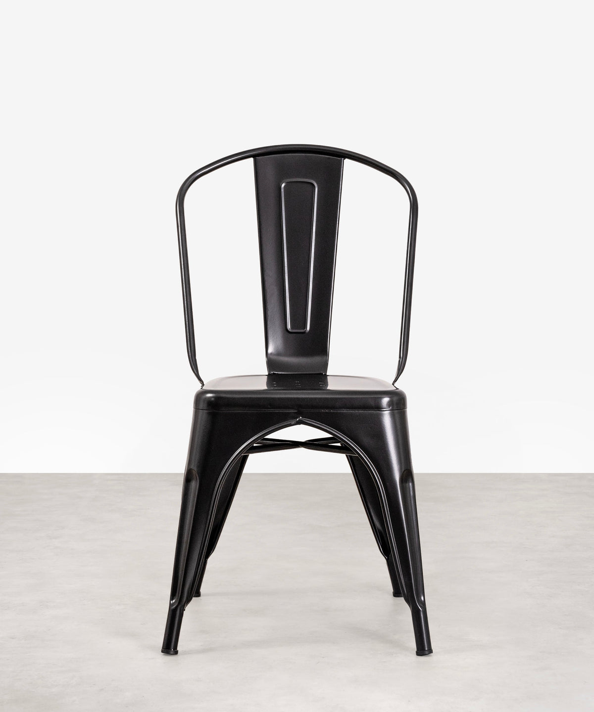 Chaise de salle à manger en métal Tolik