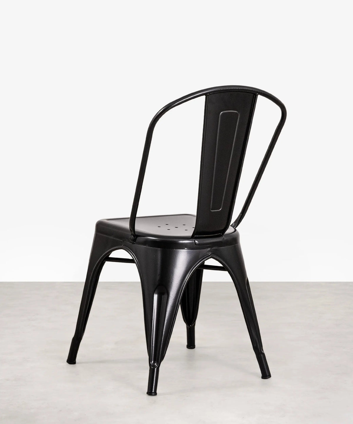 Chaise de salle à manger en métal Tolik