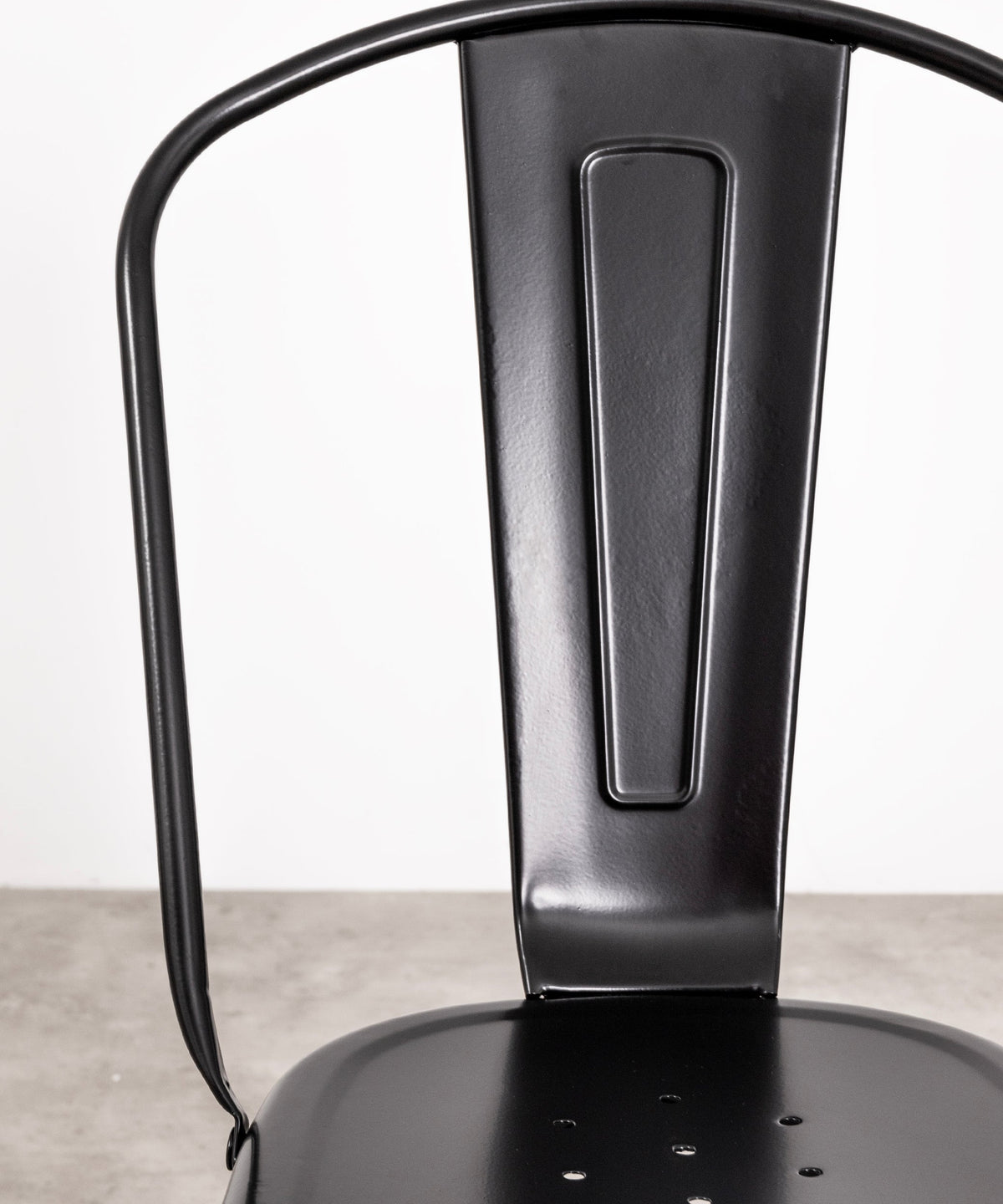 Chaise de salle à manger en métal Tolik
