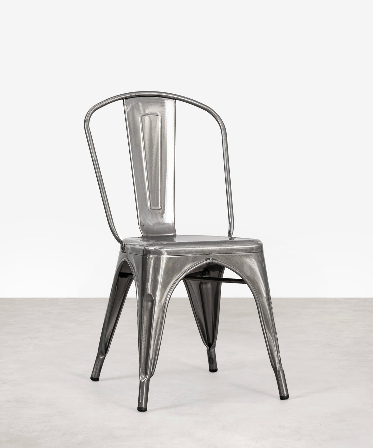 Chaise de salle à manger en métal Tolik