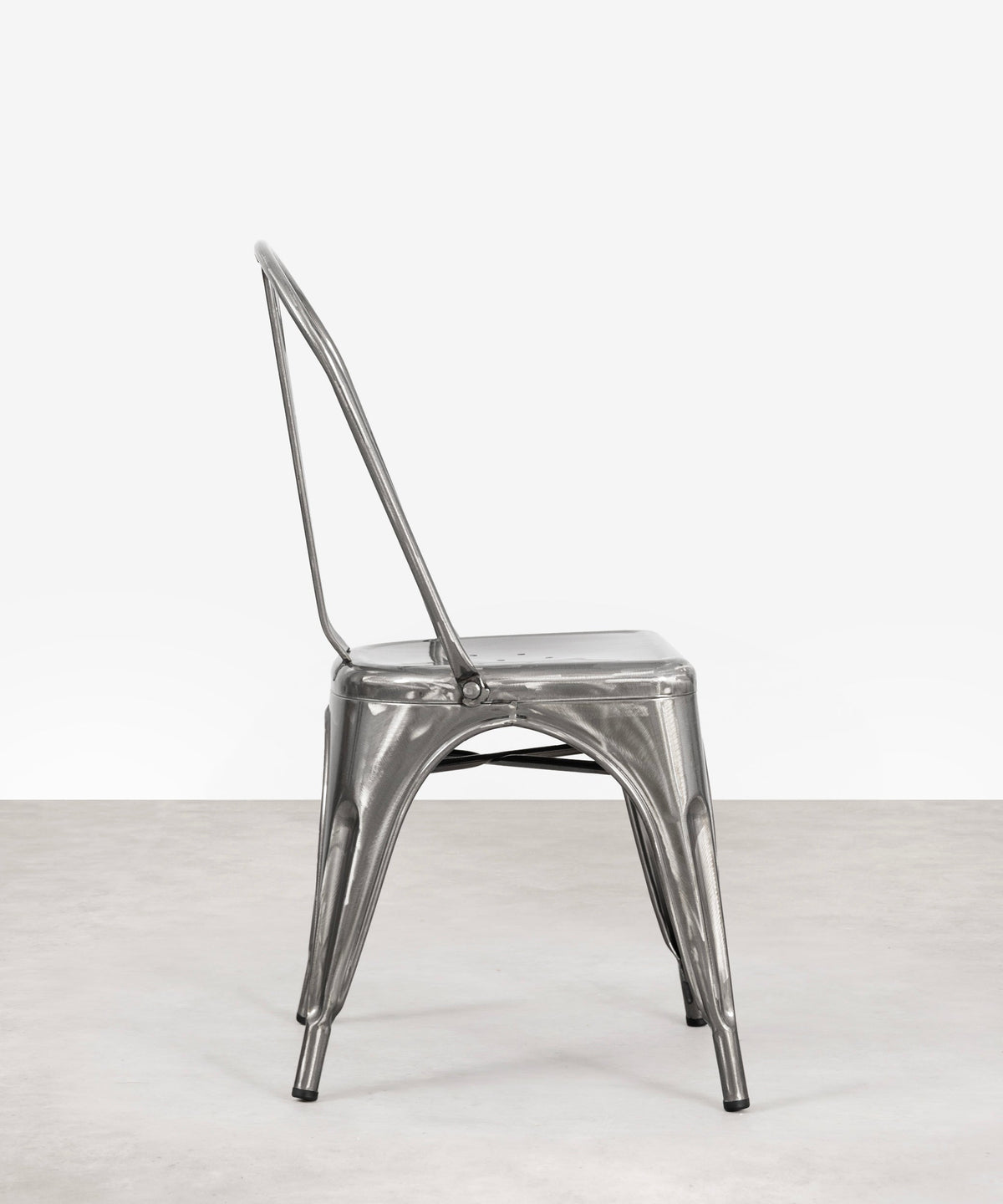 Chaise de salle à manger en métal Tolik