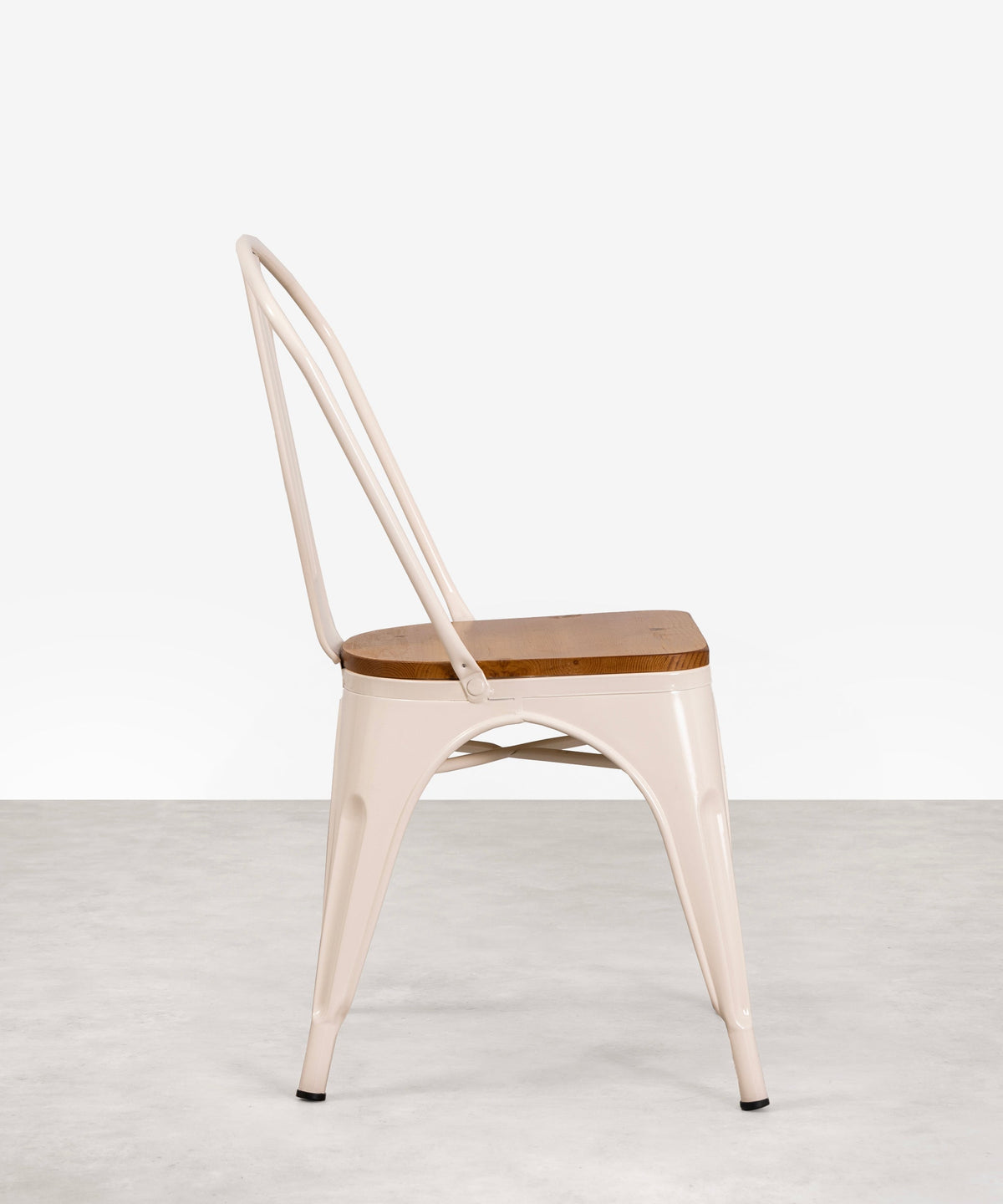 Chaise de Salle à Manger en Métal et Bois Tolik Wood