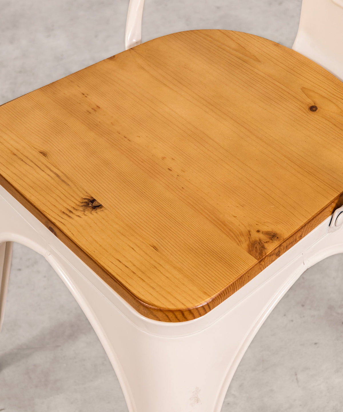 Chaise de Salle à Manger en Métal et Bois Tolik Wood