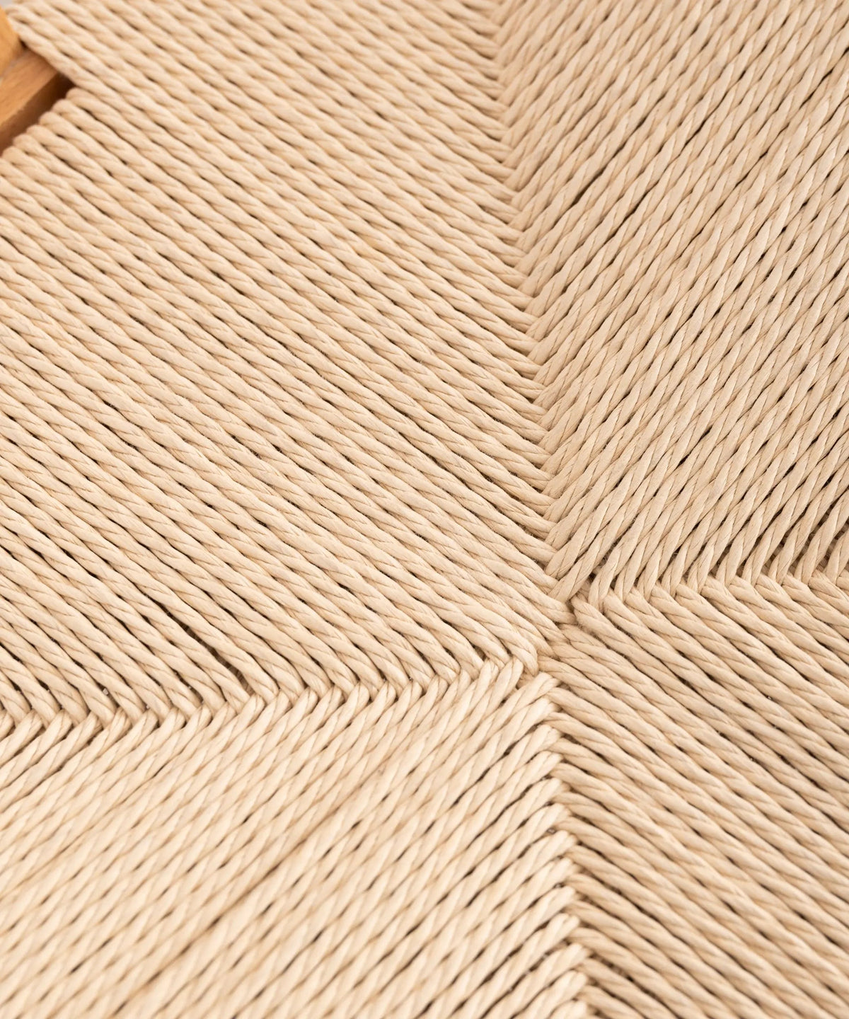 Chaise de salle à manger en bois et corde tressée Uish