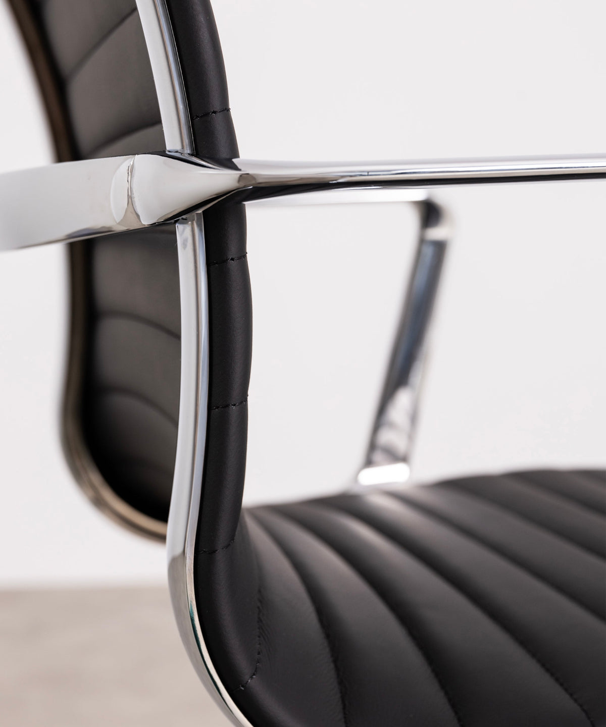 Chaise de Bureau en Cuir High Back Baltimore
