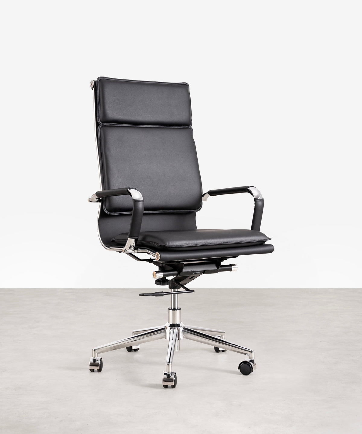 Chaise de Bureau en Similicuir High Back Dallas