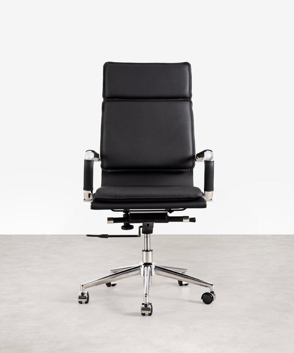 Chaise de Bureau en Similicuir High Back Dallas