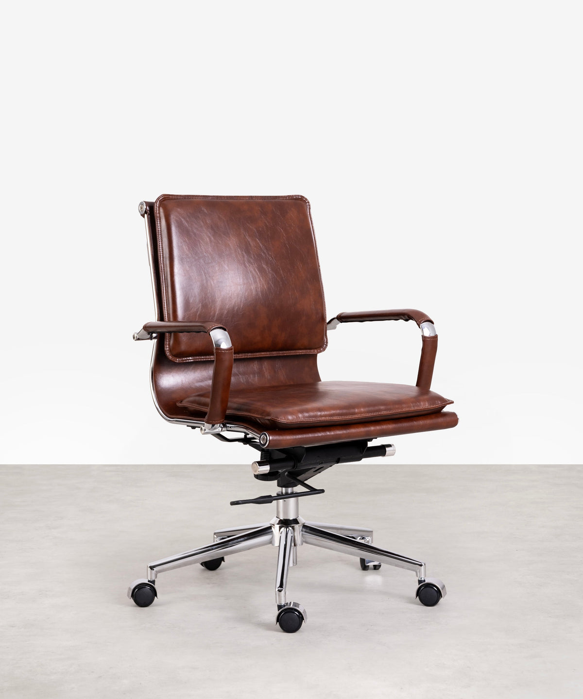 Chaise de Bureau en Similicuir Low Back Dallas