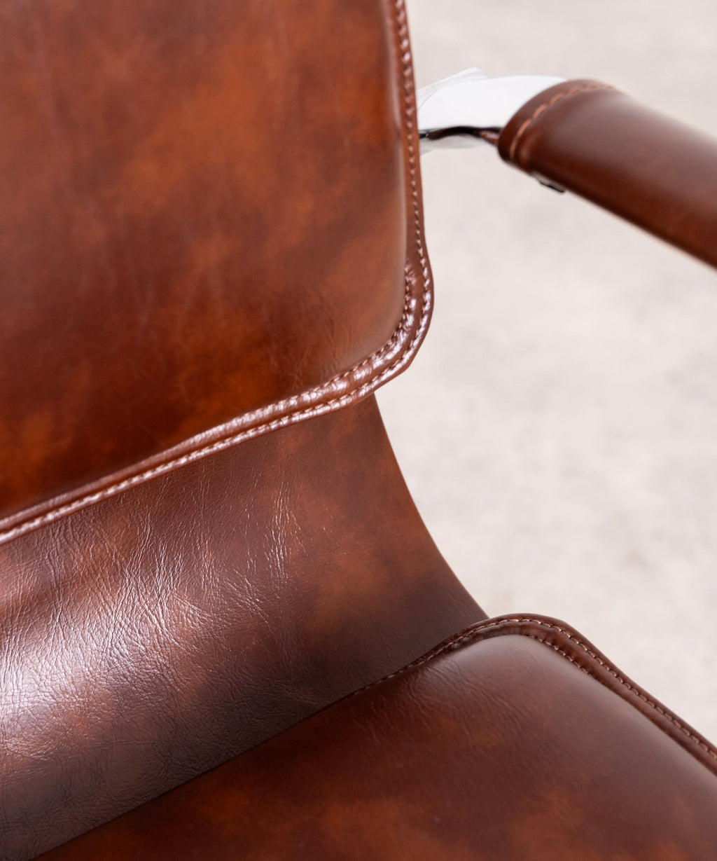 Chaise de Bureau en Similicuir Low Back Dallas
