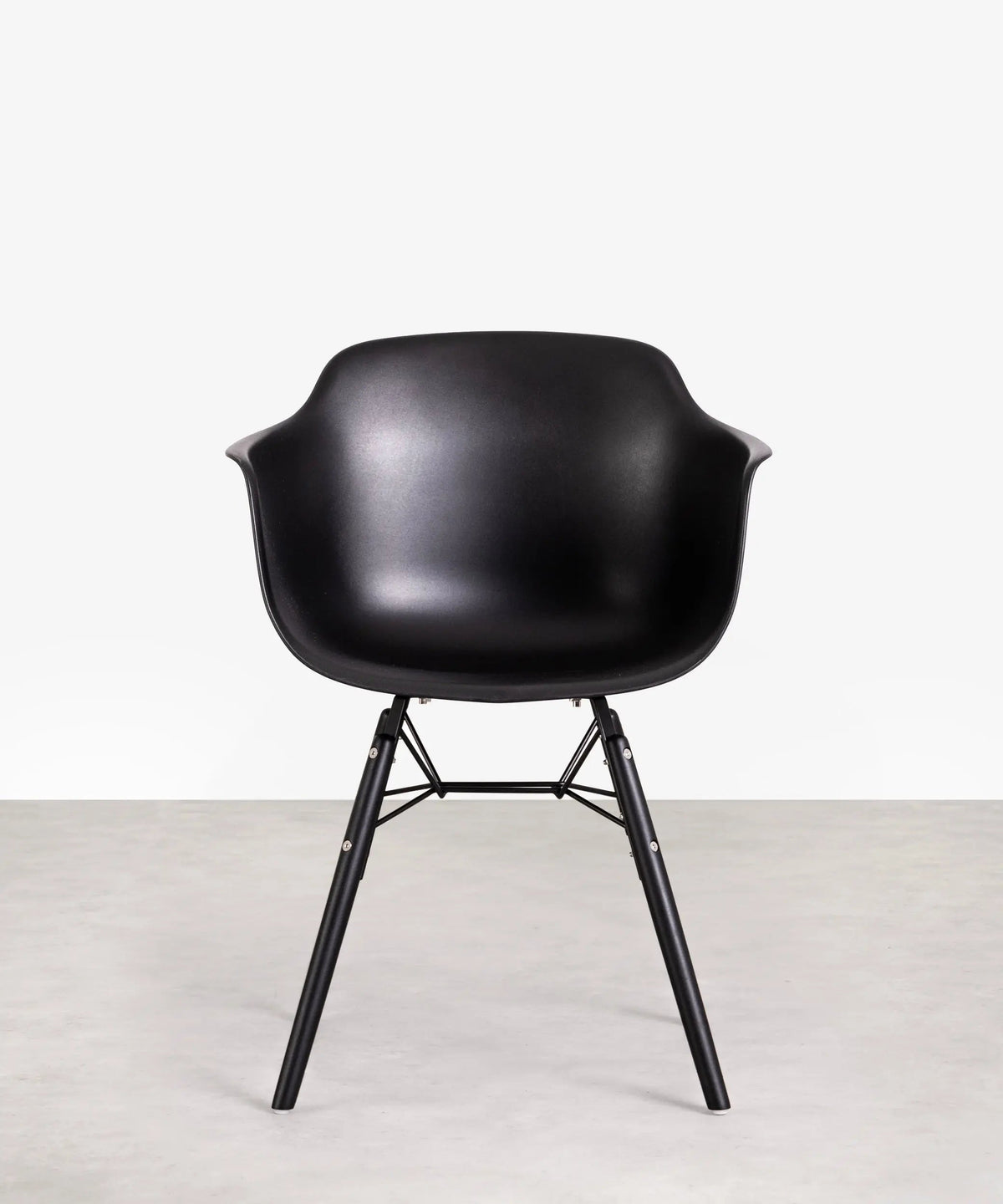 Chaise en Polypropylène et Bois avec Accoudoirs Elon Arms