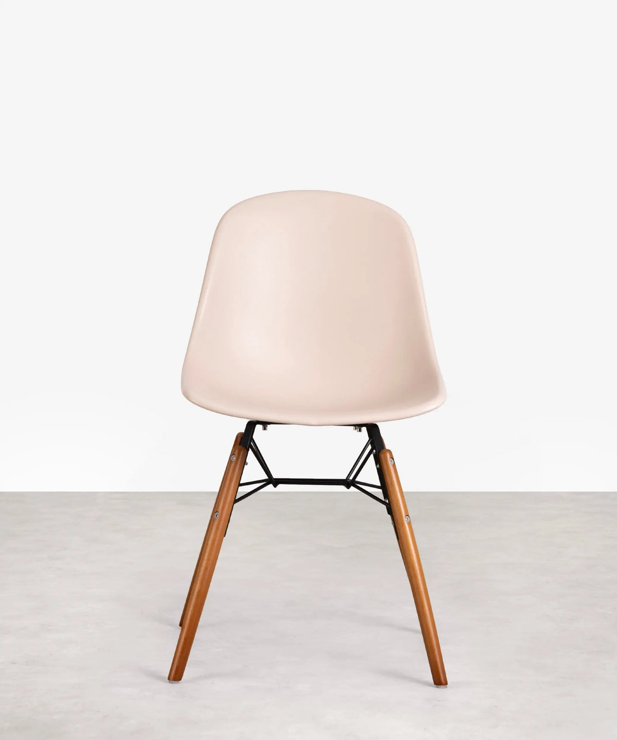 Chaise de salle à manger en polypropylène et bois Elon