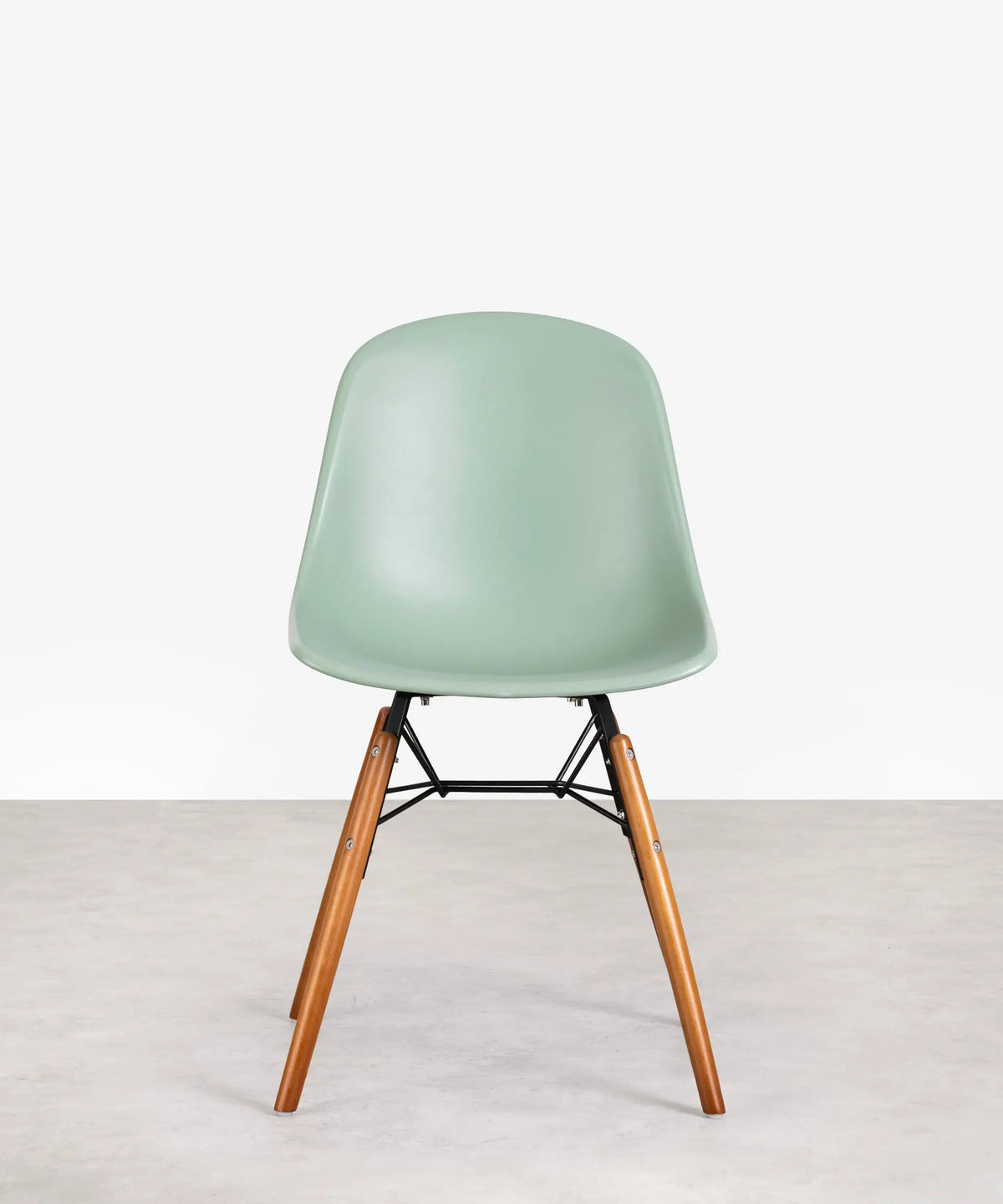 Chaise de salle à manger en polypropylène et bois Elon