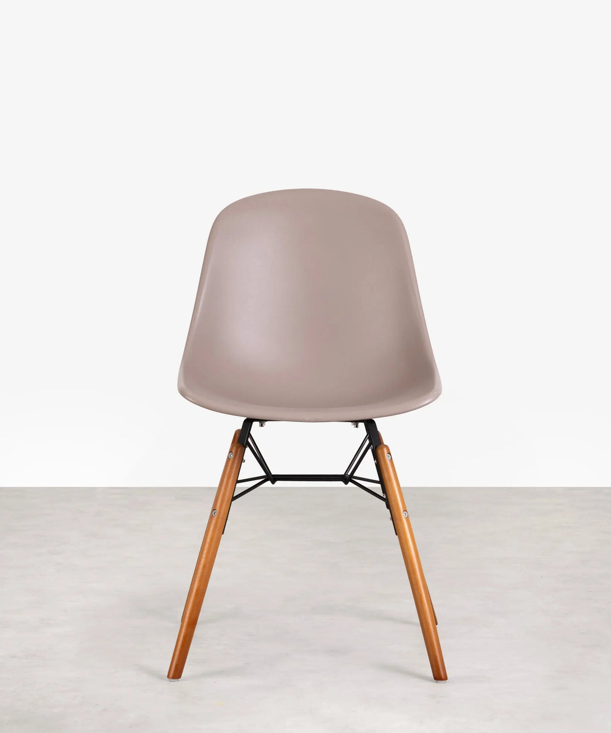 Chaise de salle à manger en polypropylène et bois Elon