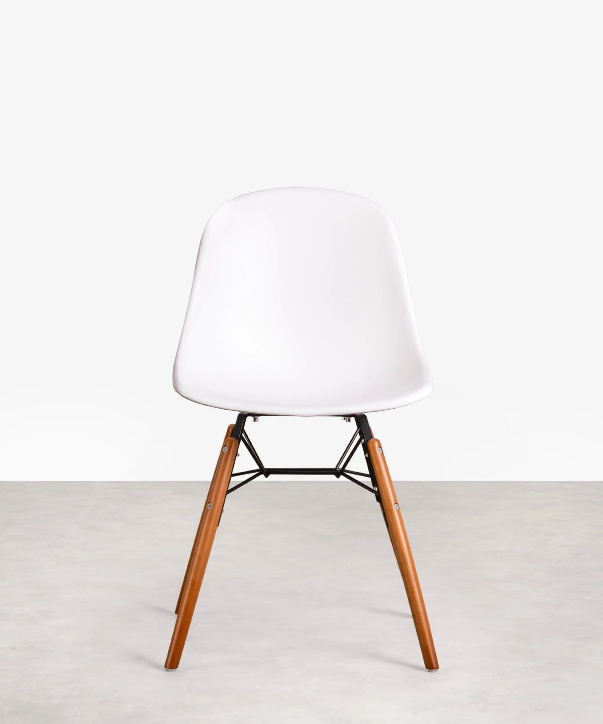 Chaise de salle à manger en polypropylène et bois Elon