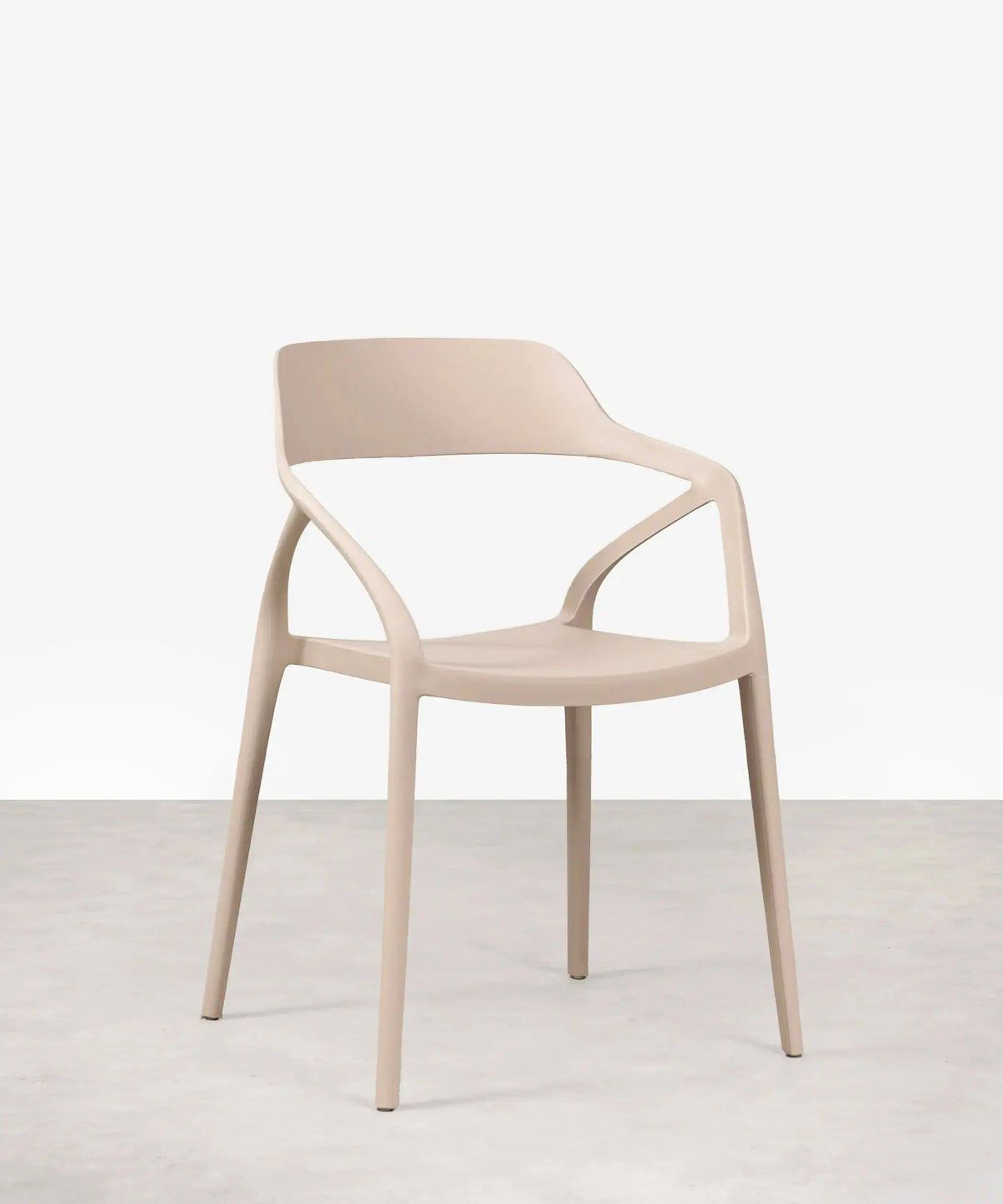 Chaise en polypropylène avec accoudoirs Grace