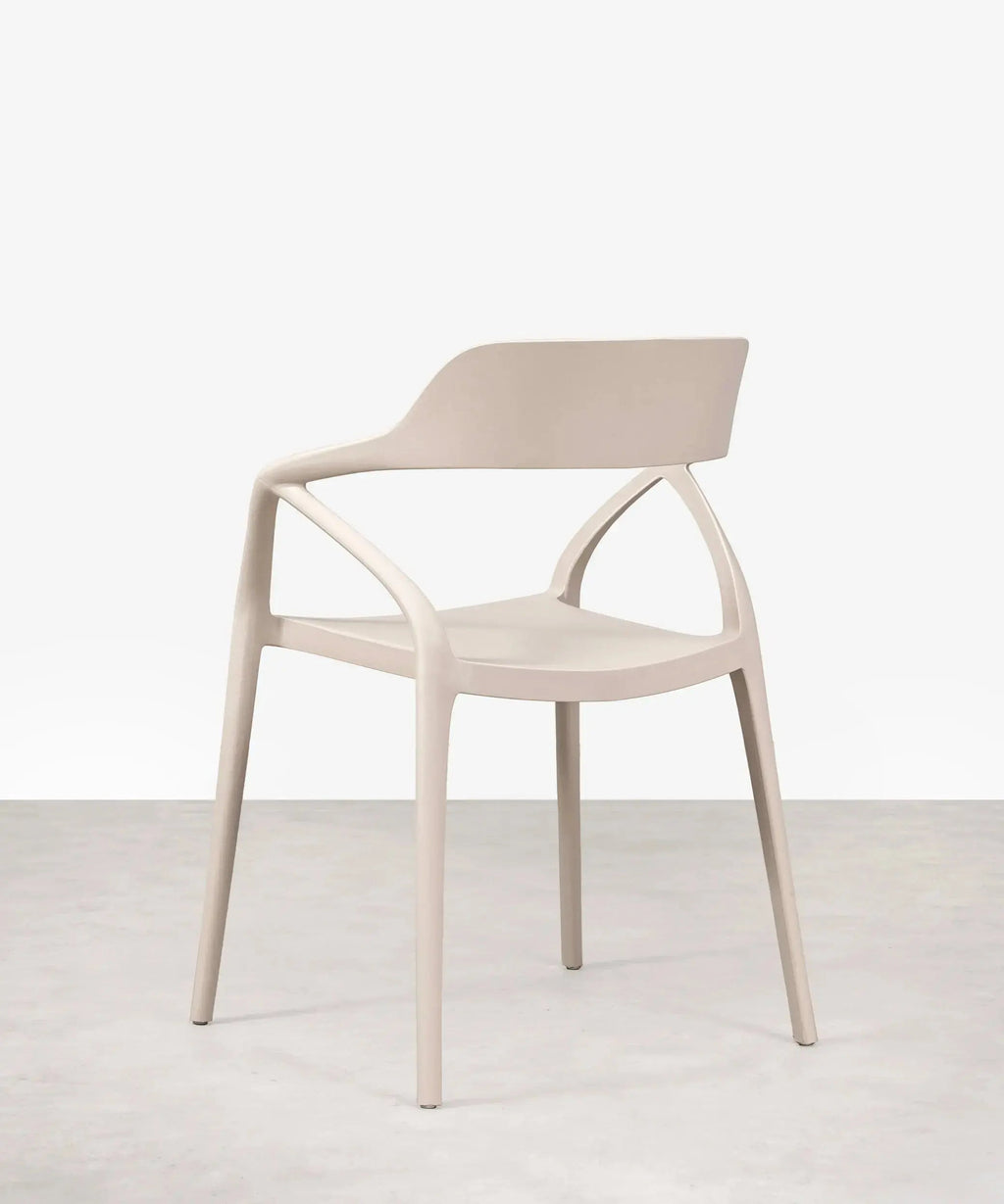 Chaise en polypropylène avec accoudoirs Grace