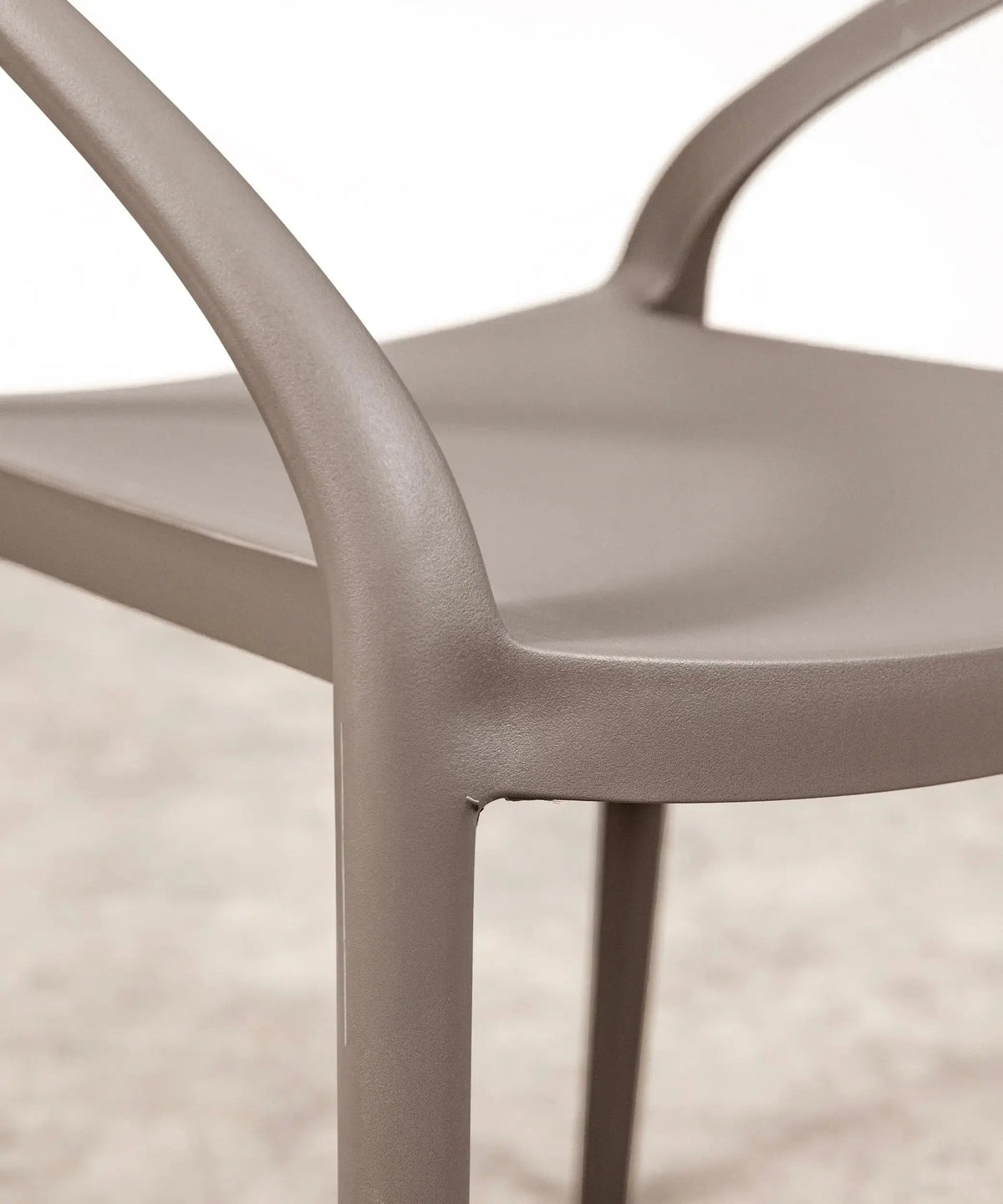 Chaise en polypropylène avec accoudoirs Grace