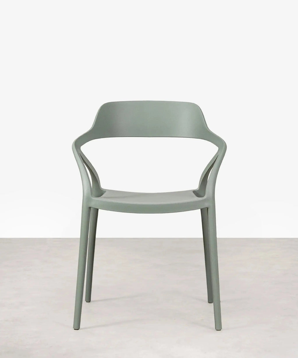 Chaise en polypropylène avec accoudoirs Grace