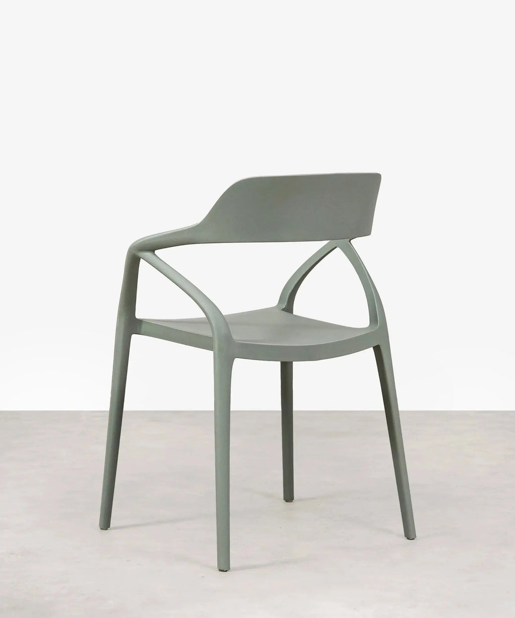 Chaise en polypropylène avec accoudoirs Grace