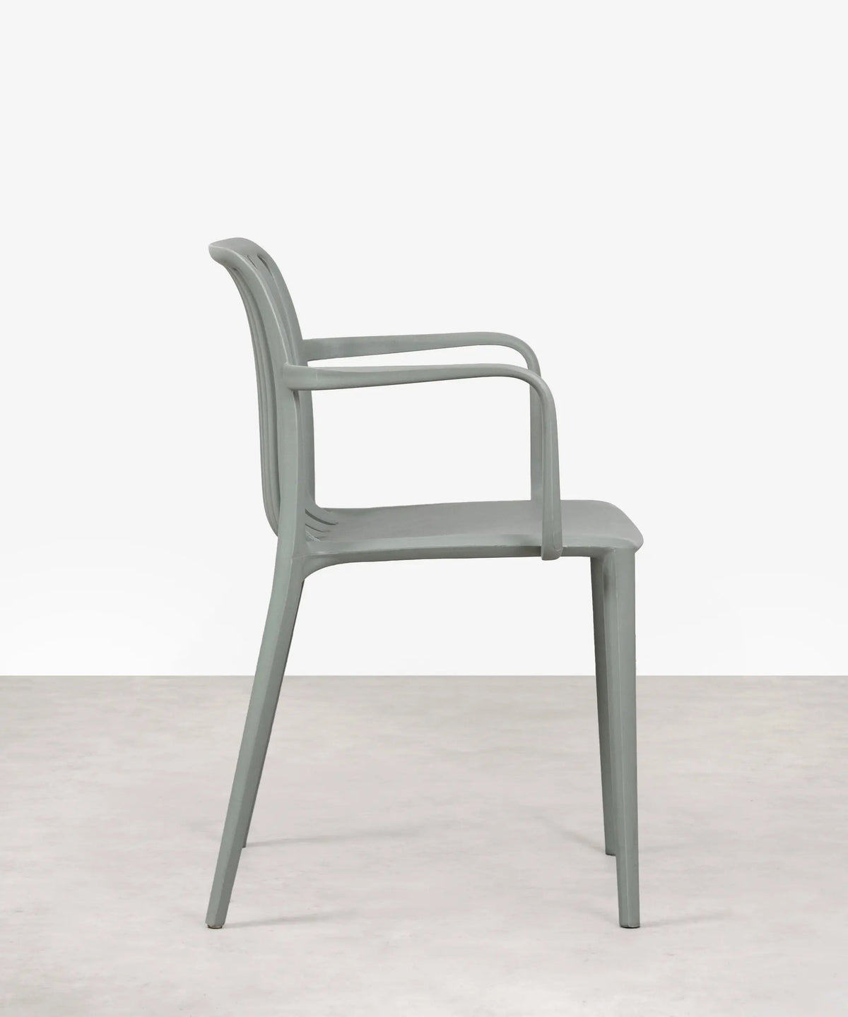 Chaise de salle à manger en polypropylène Kora Arms