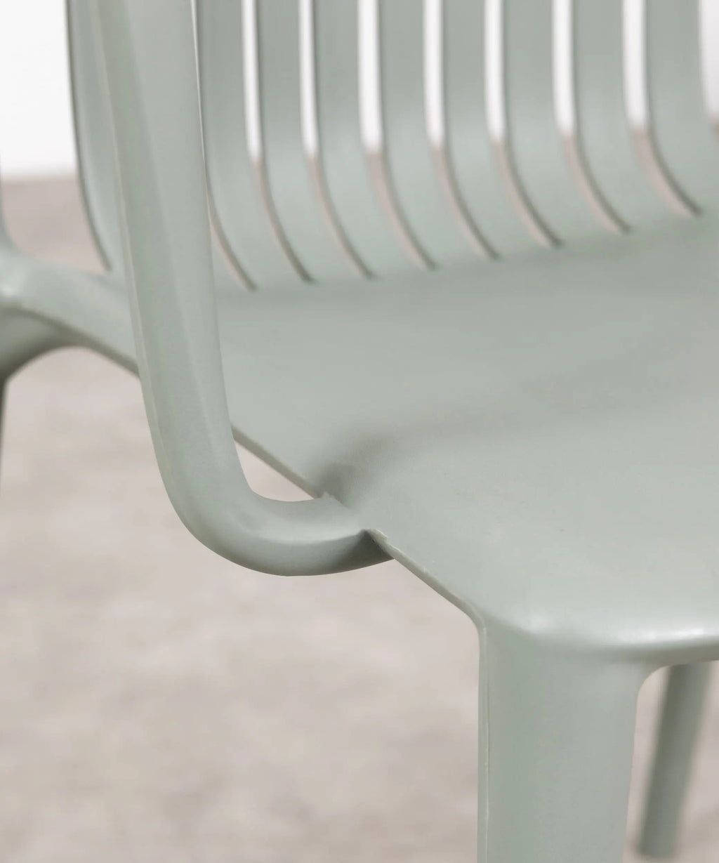 Chaise de salle à manger en polypropylène Kora Arms