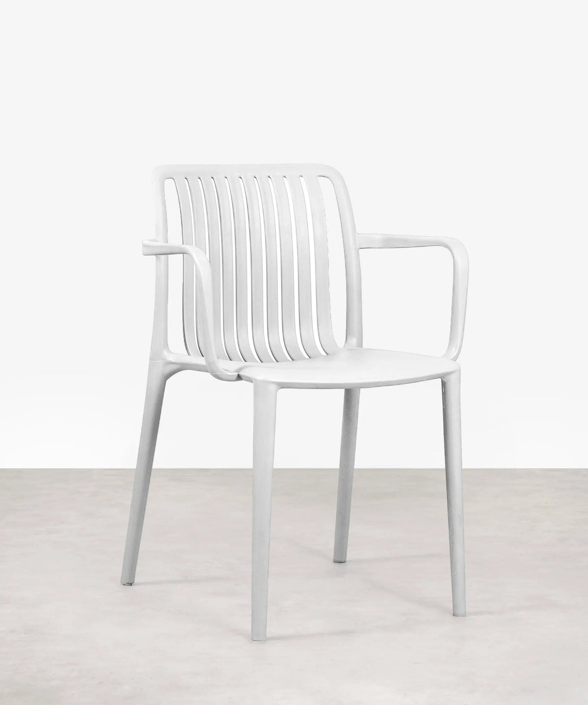 Chaise de salle à manger en polypropylène Kora Arms