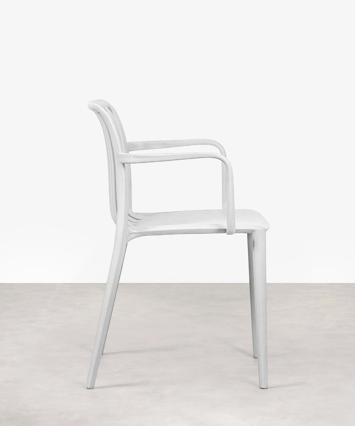 Chaise de salle à manger en polypropylène Kora Arms