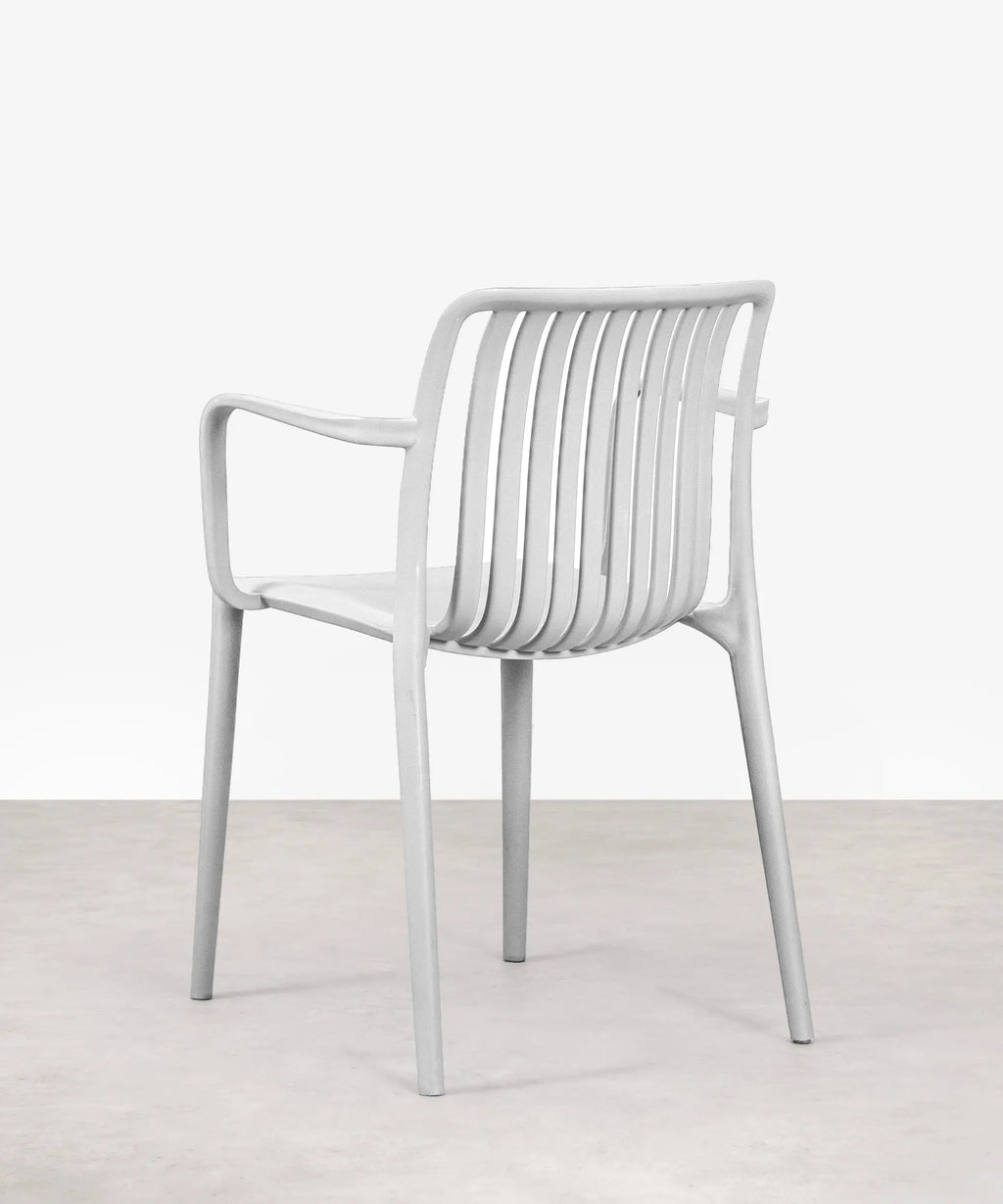 Chaise de salle à manger en polypropylène Kora Arms