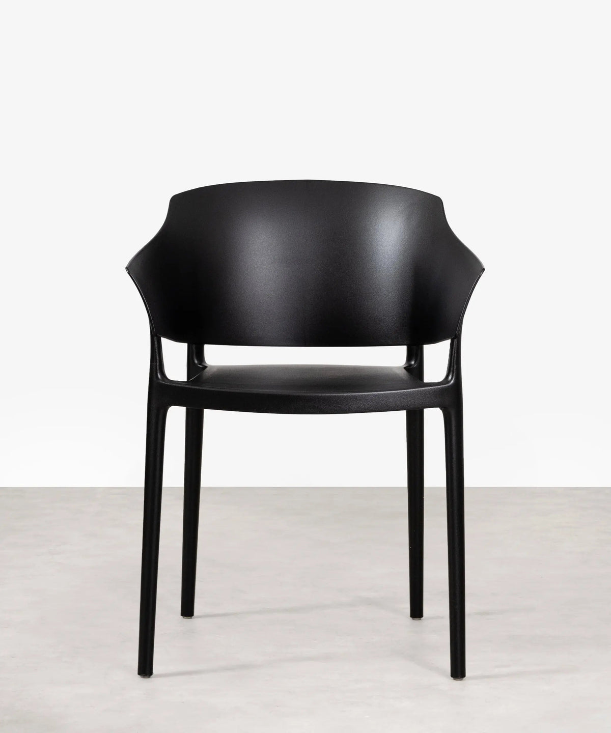 Chaise empilable en polypropylène avec accoudoirs Liam