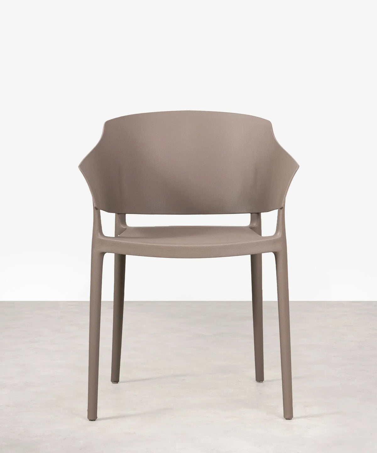 Chaise empilable en polypropylène avec accoudoirs Liam