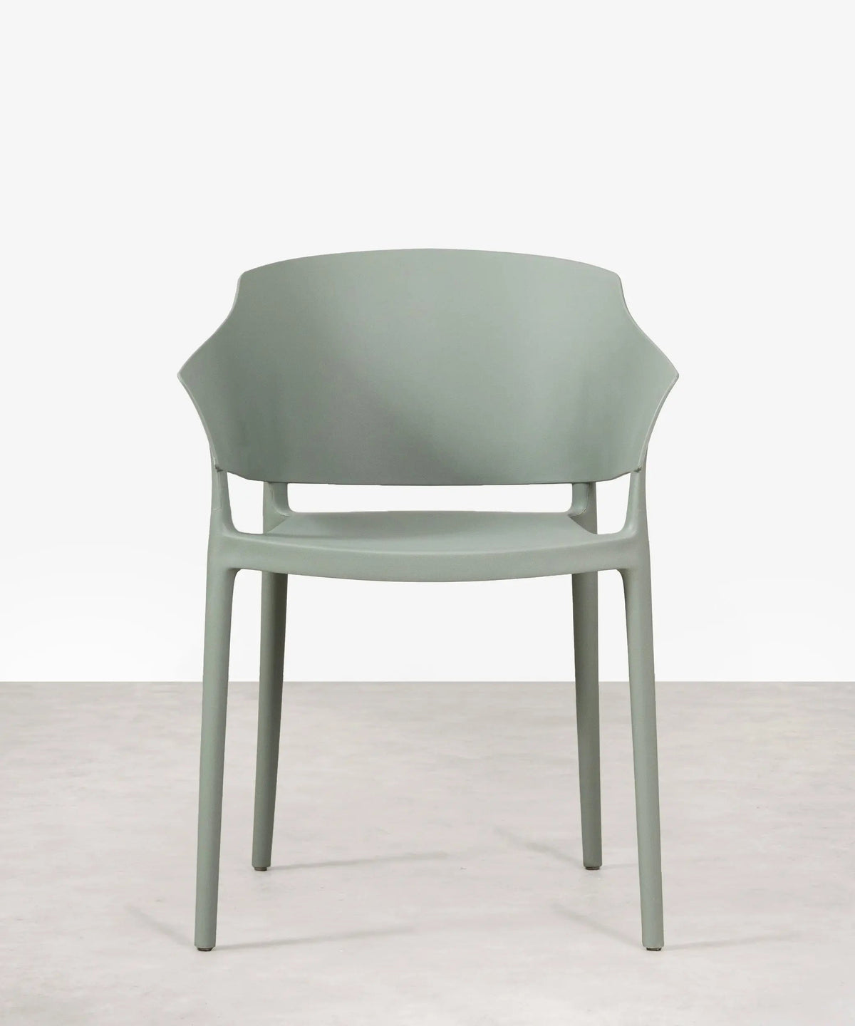 Chaise empilable en polypropylène avec accoudoirs Liam