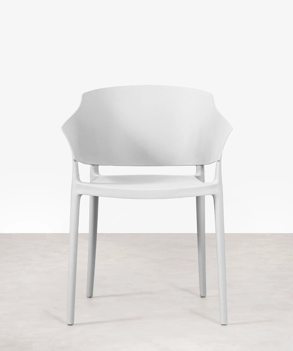 Chaise empilable en polypropylène avec accoudoirs Liam