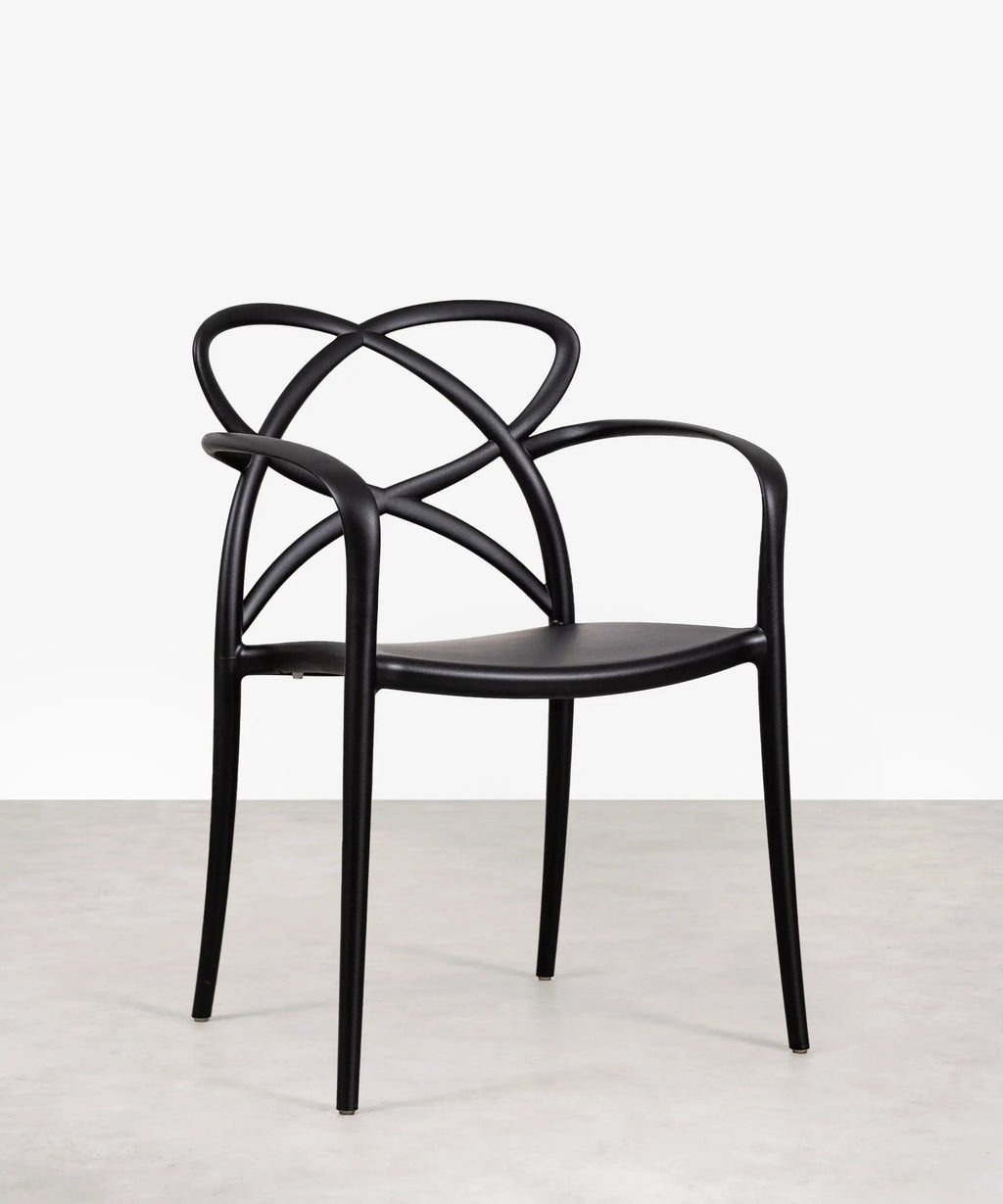 Chaise en polypropylène avec accoudoirs Maestro Arms