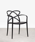 Chaise en polypropylène avec accoudoirs Maestro Arms