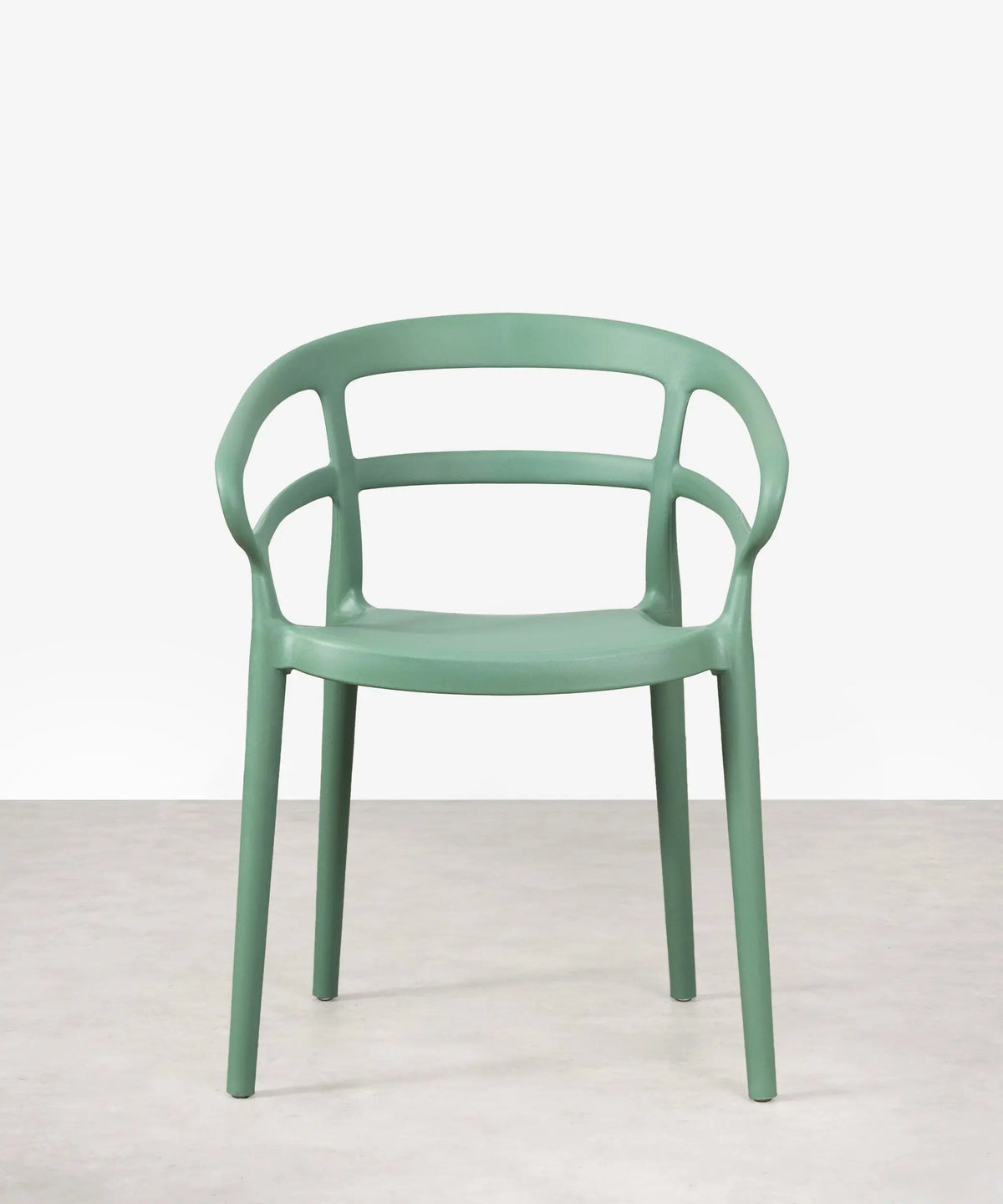 Chaise empilable en polypropylène avec accoudoirs Nil