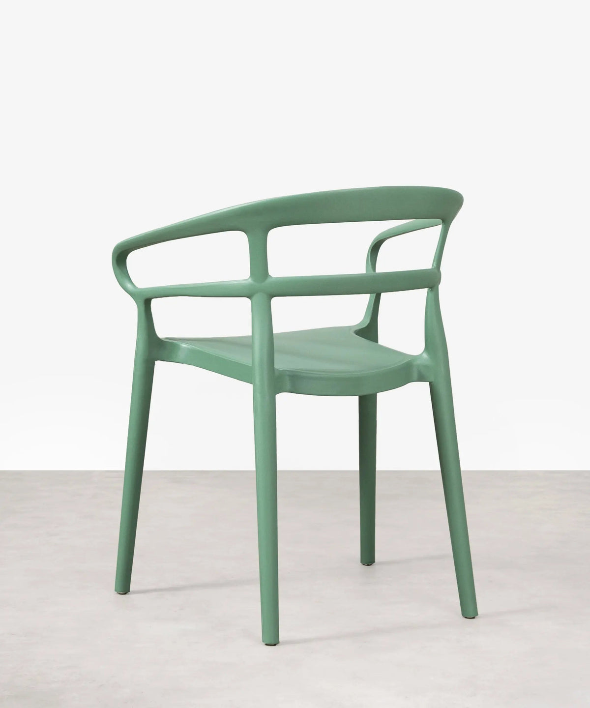 Chaise empilable en polypropylène avec accoudoirs Nil