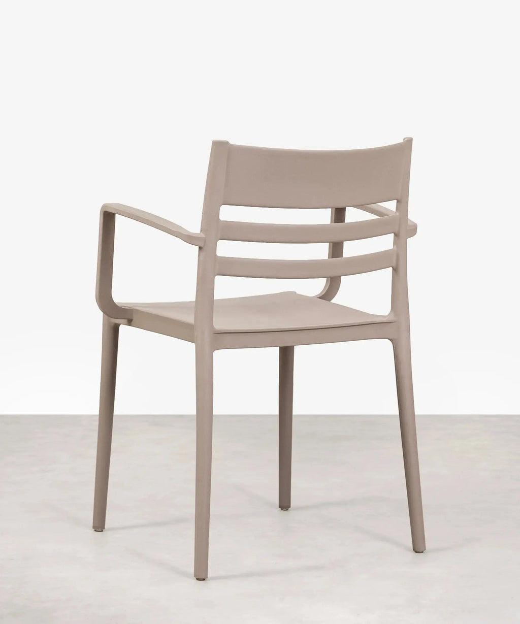 Chaise de salle à manger en polypropylène Nina Arms