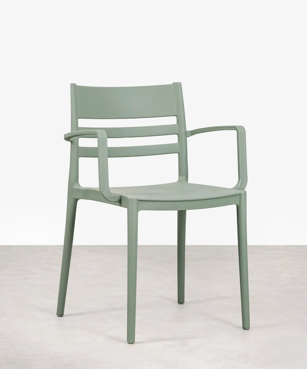 Chaise de salle à manger en polypropylène Nina Arms