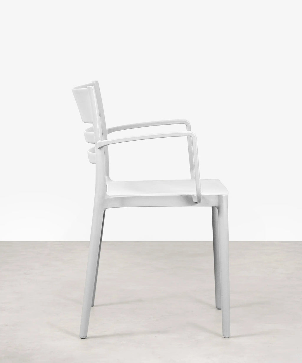 Chaise de salle à manger en polypropylène Nina Arms