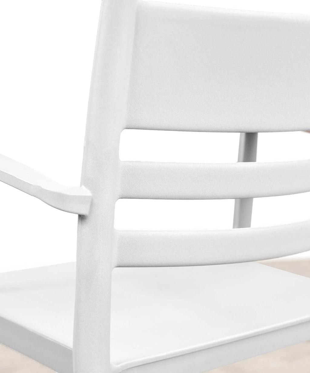 Chaise de salle à manger en polypropylène Nina Arms