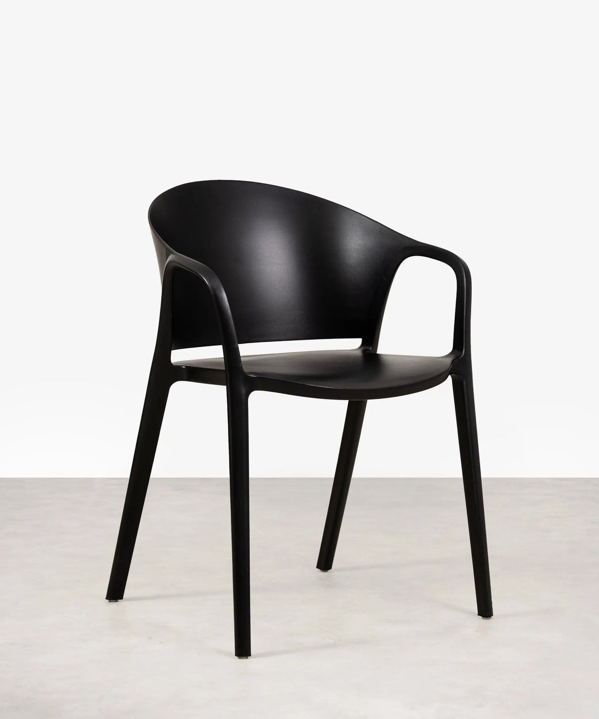 Chaise en polypropylène avec accoudoirs Pippa