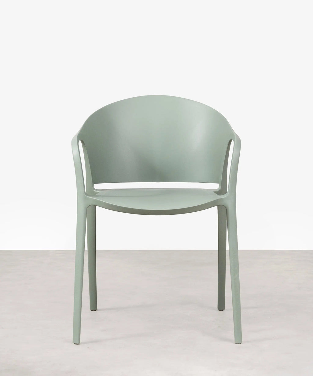 Chaise en polypropylène avec accoudoirs Pippa